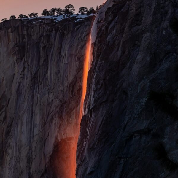 Yosemite Firefall: Where Water Turns to Fire